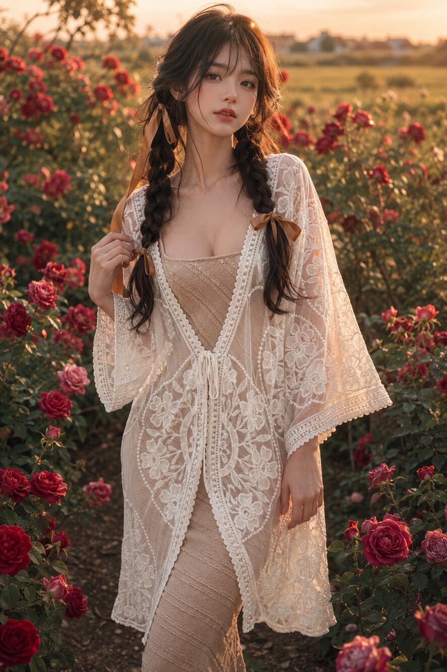 NWT Fields of Lace dreamy sheer embroidered boho wanderlust meadowcore kimono